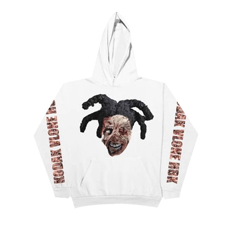 Vlone x Kodak Black Zombie Hoodie 'White' by VLONE