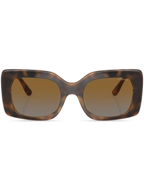 tortoiseshell-effect square-frame sunglasses by VOGUE EYEWEAR