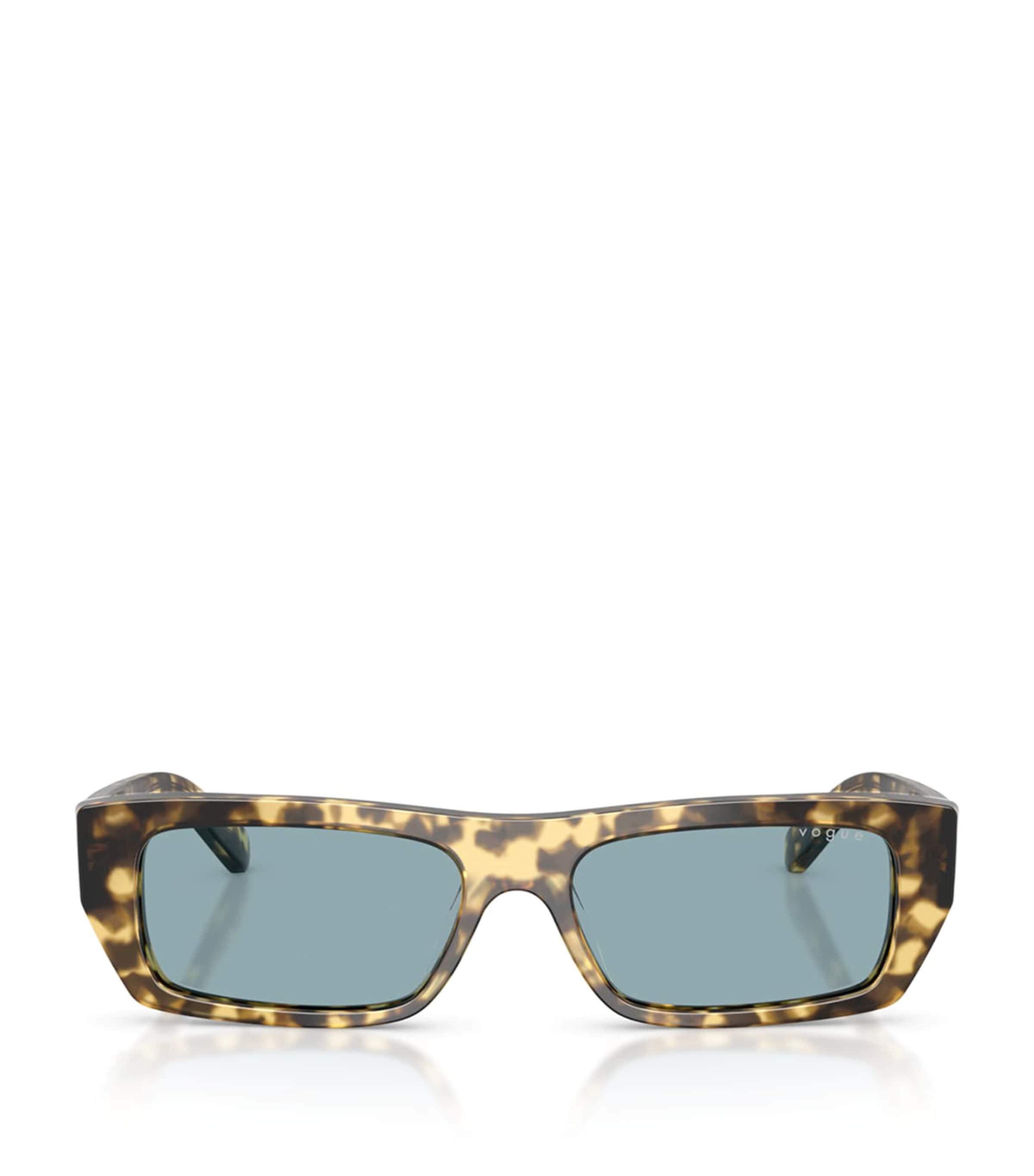 Vogue Tortoiseshell Rectangular Sunglasses by VOGUE