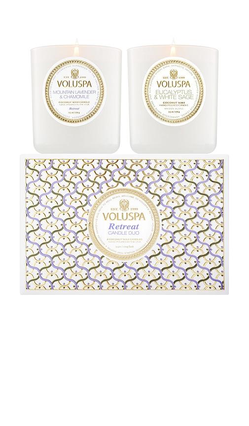Voluspa Maison Retreat Classic Candle Duo Set in Beauty by VOLUSPA