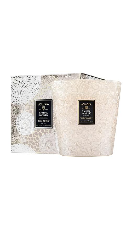 Voluspa Santal Vanille 3 Wick Hearth Candle in Beauty by VOLUSPA