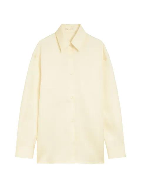 Loter satin-finish long-sleeve shirt by VORANIDA