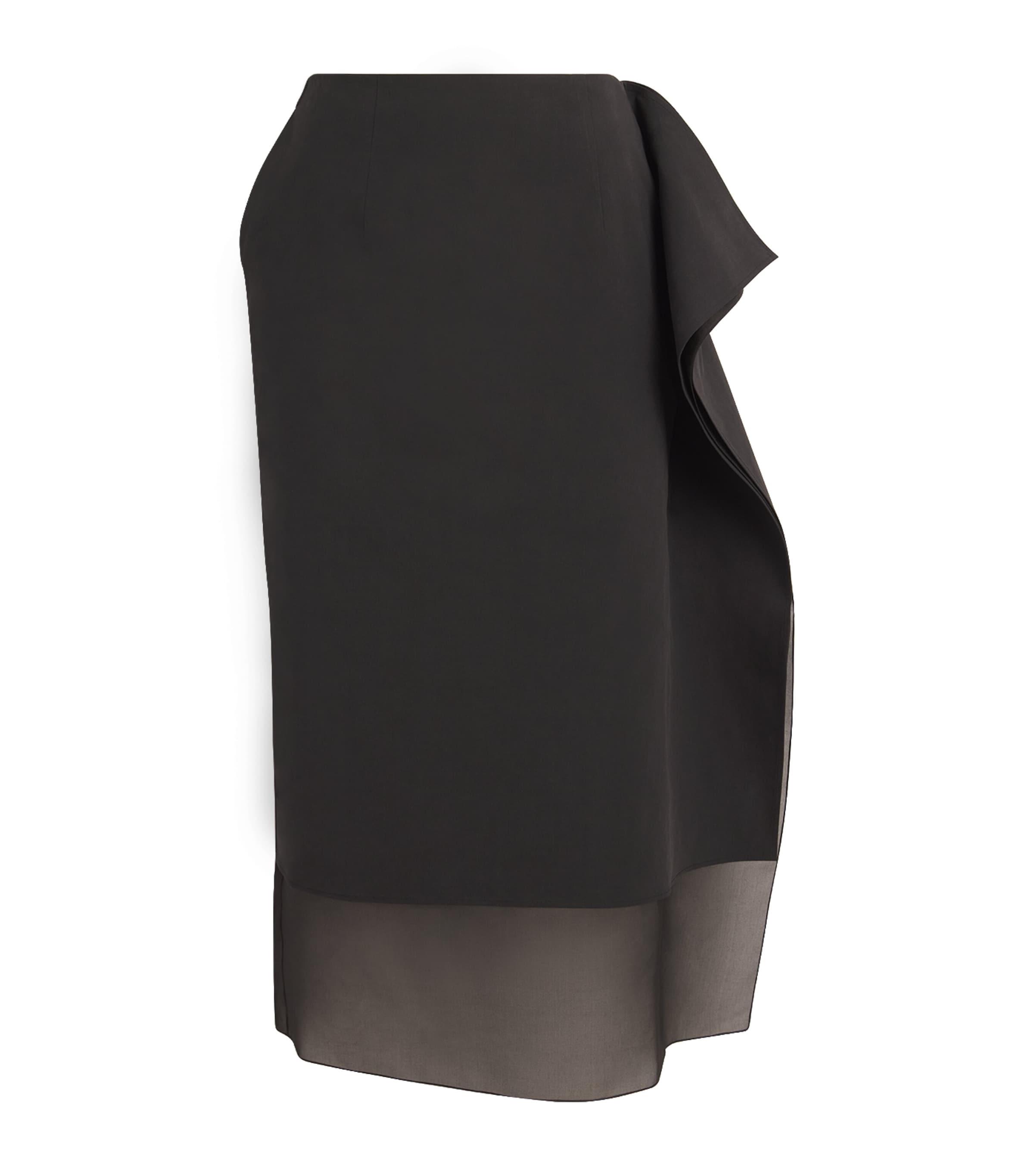 Voranida Silk Lilac Midi Skirt by VORANIDA