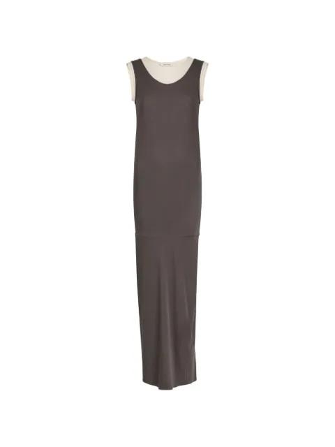 panel sleeveless maxi dress by VORANIDA