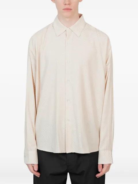 check-pattern long-sleeve shirt by VOUS DECIDEZ
