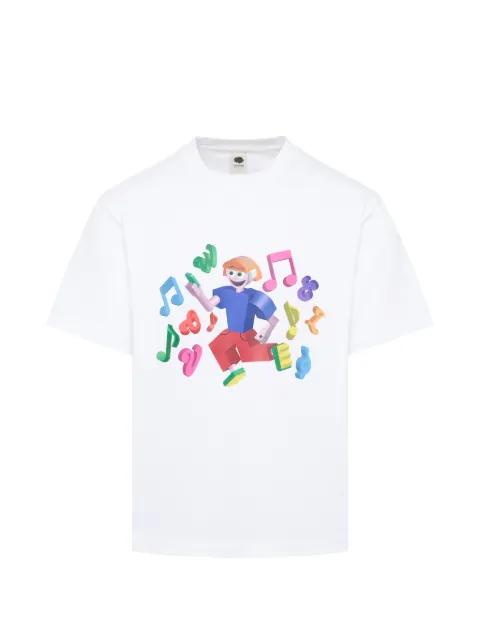 3D front-print T-shirt by VOWELS
