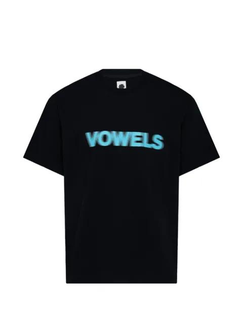 Blur logo-print T-shirt by VOWELS