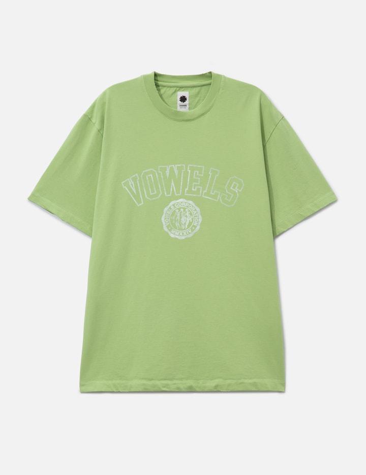 Faded Collegiate Tee by VOWELS
