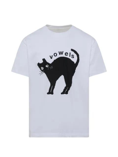 Kitty graphic-print T-shirt by VOWELS