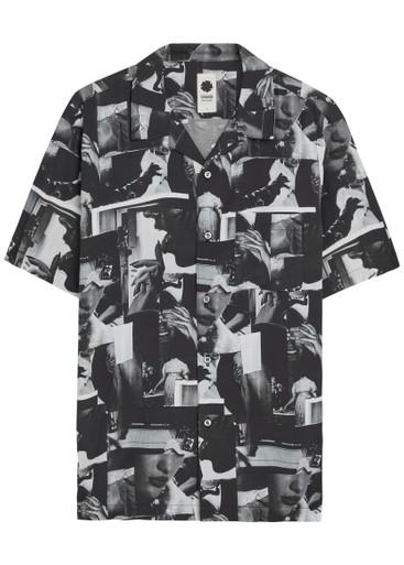 Printed rayon shirt by VOWELS