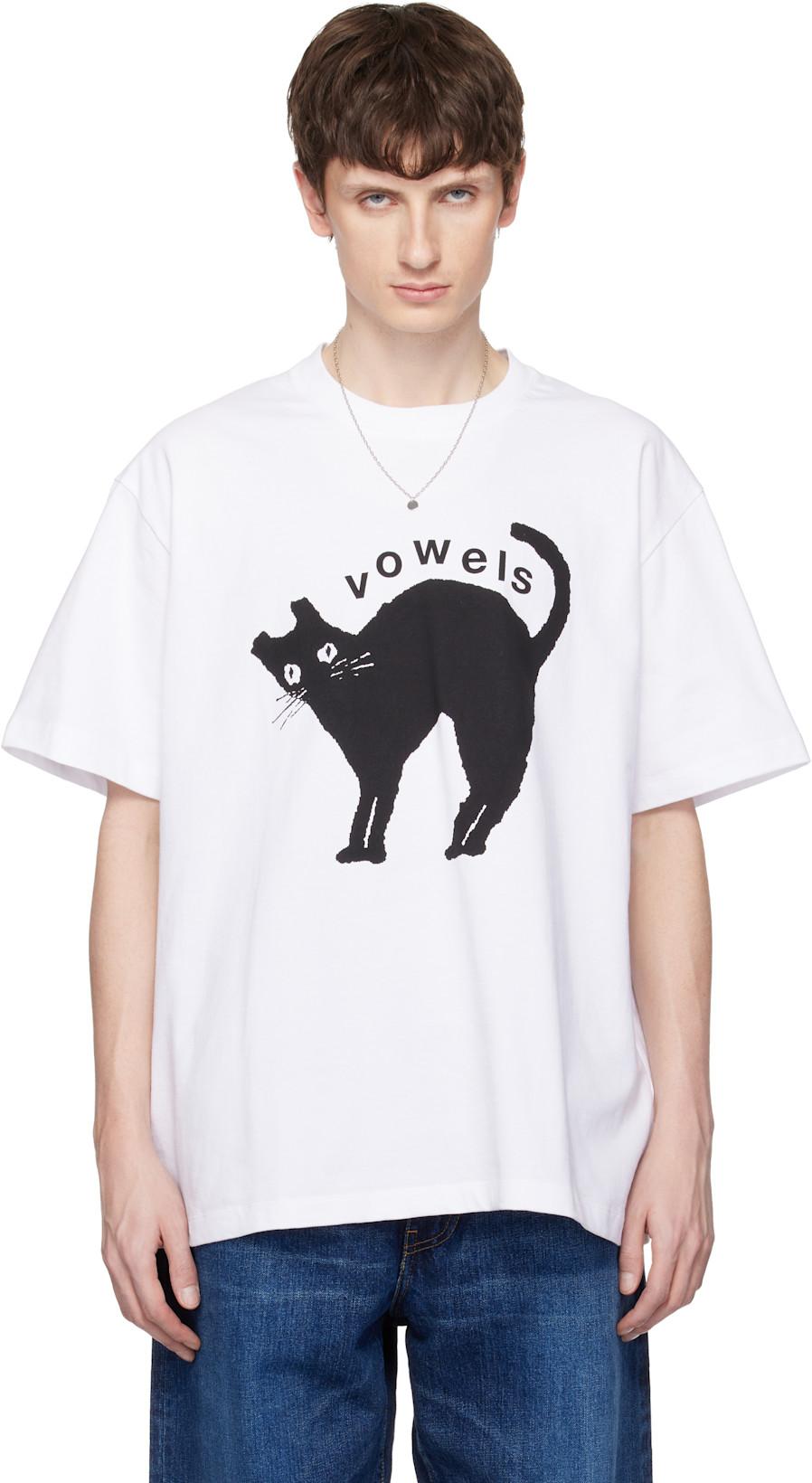 White Kitty T-shirt by VOWELS