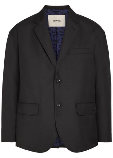 Wool and mohair-blend blazer by VOWELS