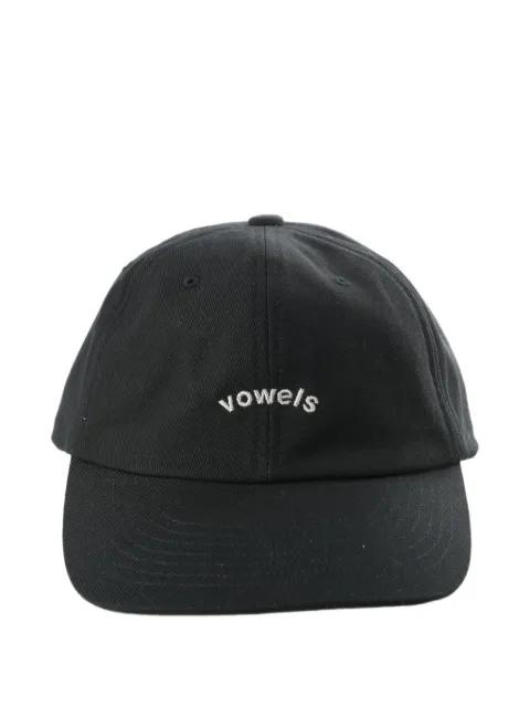 embroidered-logo baseball cap by VOWELS