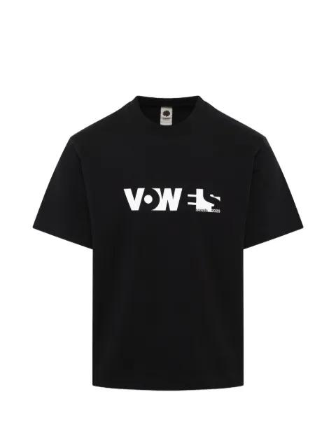logo-print cotton T-shirt by VOWELS