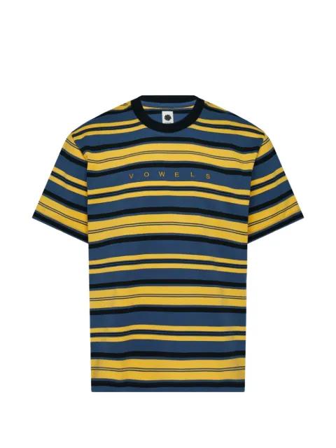 striped short-sleeve T-shirt by VOWELS