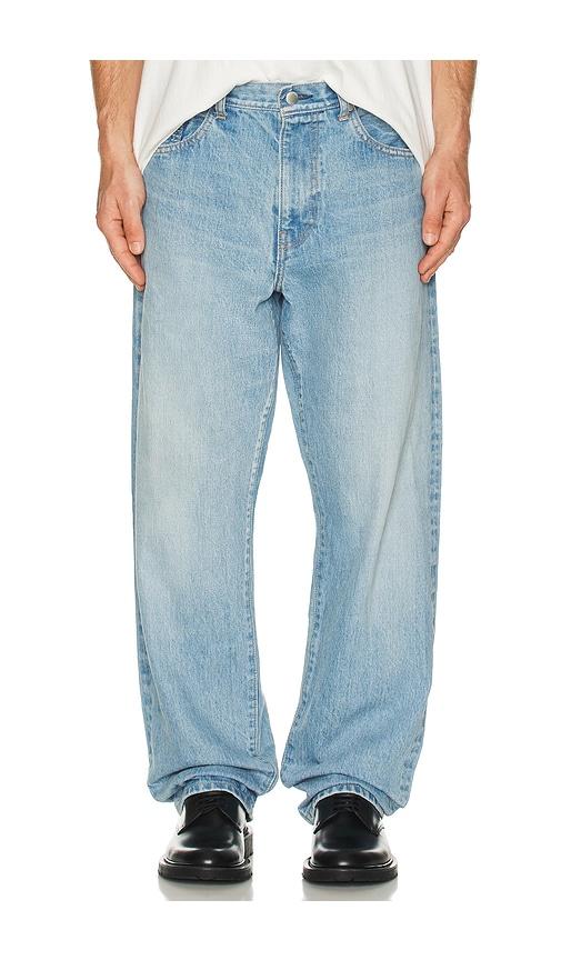 vowels Baggy Fit Denim Pant in Blue by VOWELS