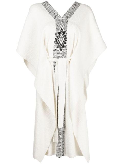Estrella tied-waist kaftan by VOZ