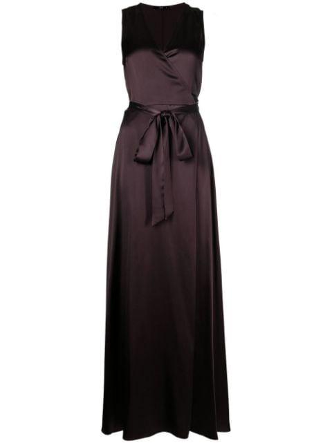 Frontward satin maxi dress by VOZ