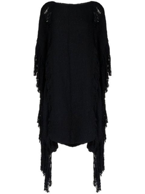 Lace Fringe Manta knitted top by VOZ