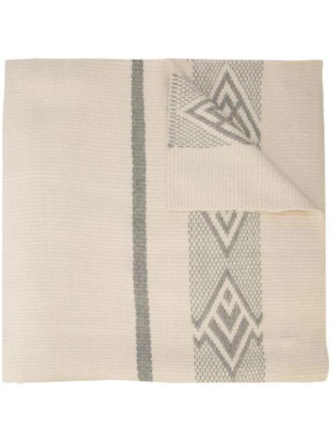 Wide Diagonal Blanket scarf by VOZ