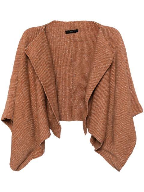 asymmetric lurex cape by VOZ