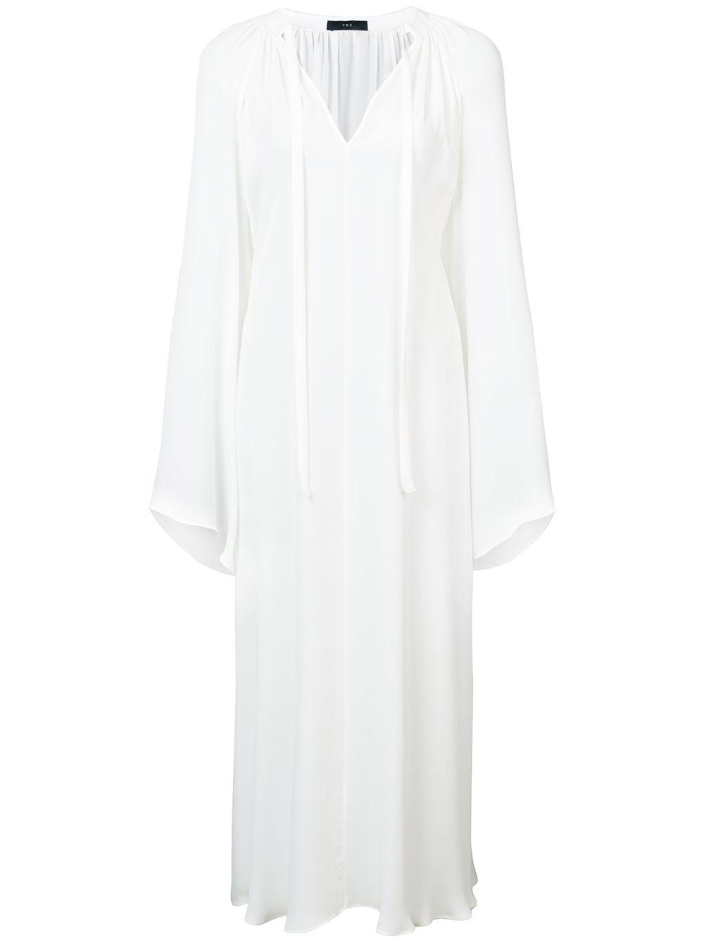 bell sleeve dress by VOZ