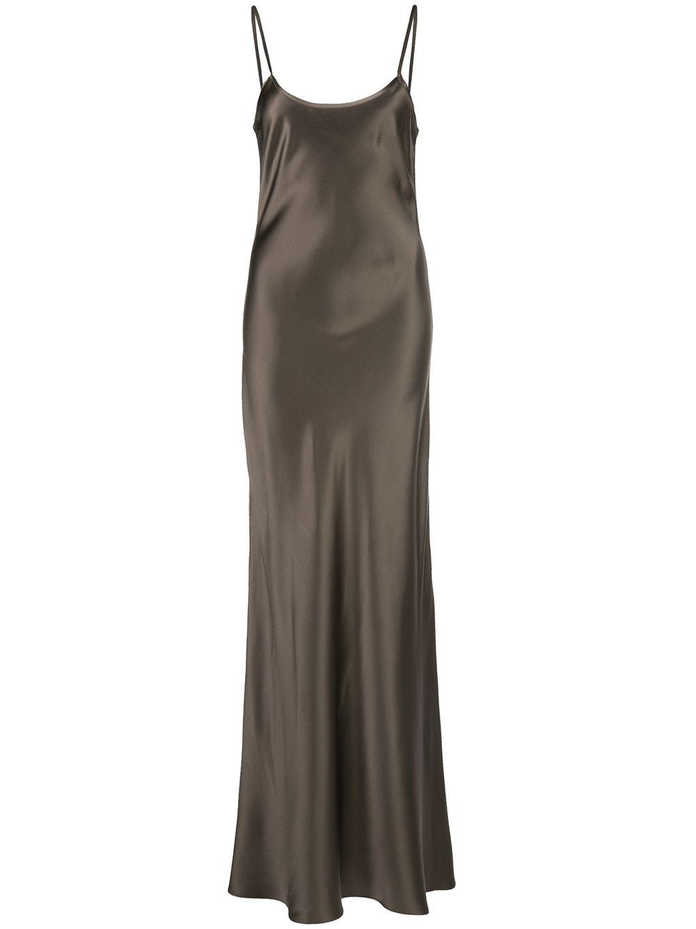 bias cut slip dress by VOZ