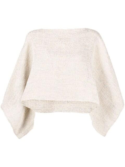 cape-style long-sleeved jumper by VOZ