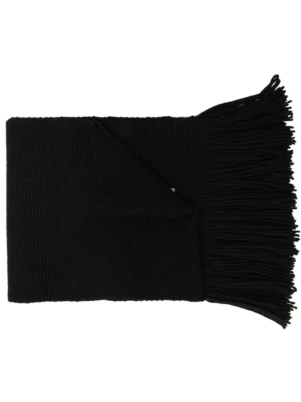fringed scarf by VOZ