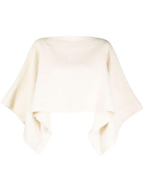 knitted alpaca wool crop top by VOZ