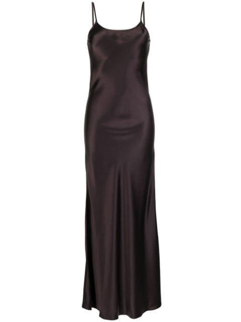 liquid silk slip dress by VOZ