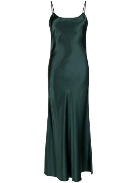 liquid silk slip dress by VOZ