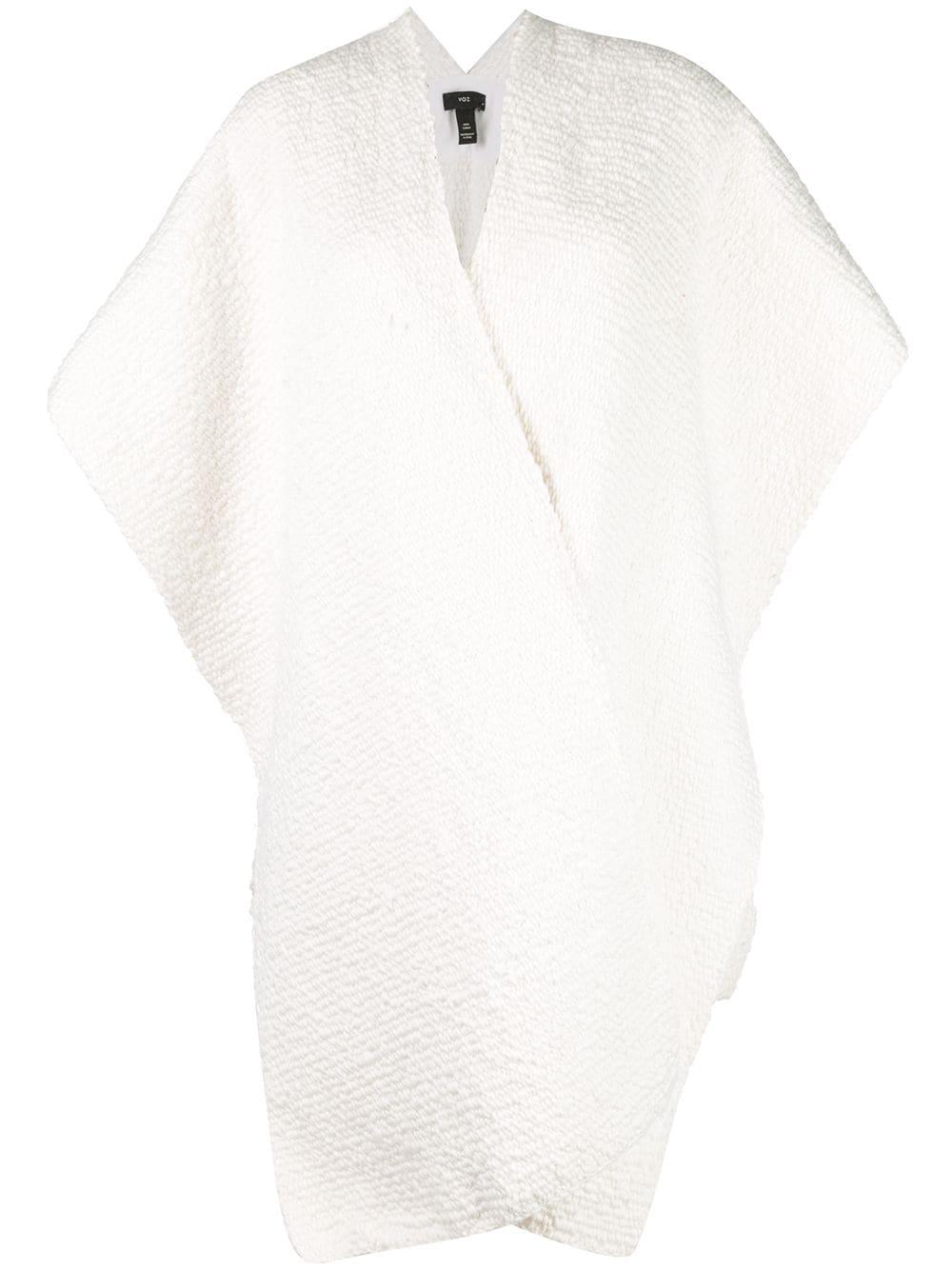 short-sleeve cardi-coat by VOZ