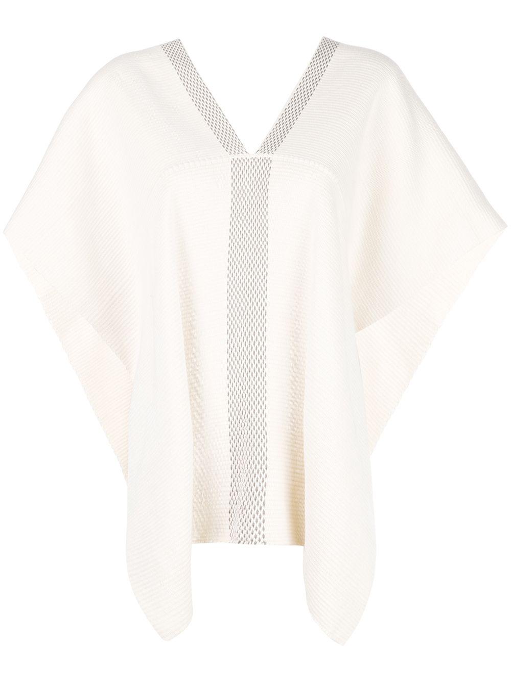 short-sleeve flared sweater by VOZ