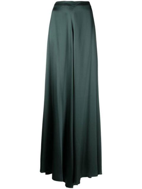 silk palazzo pants by VOZ