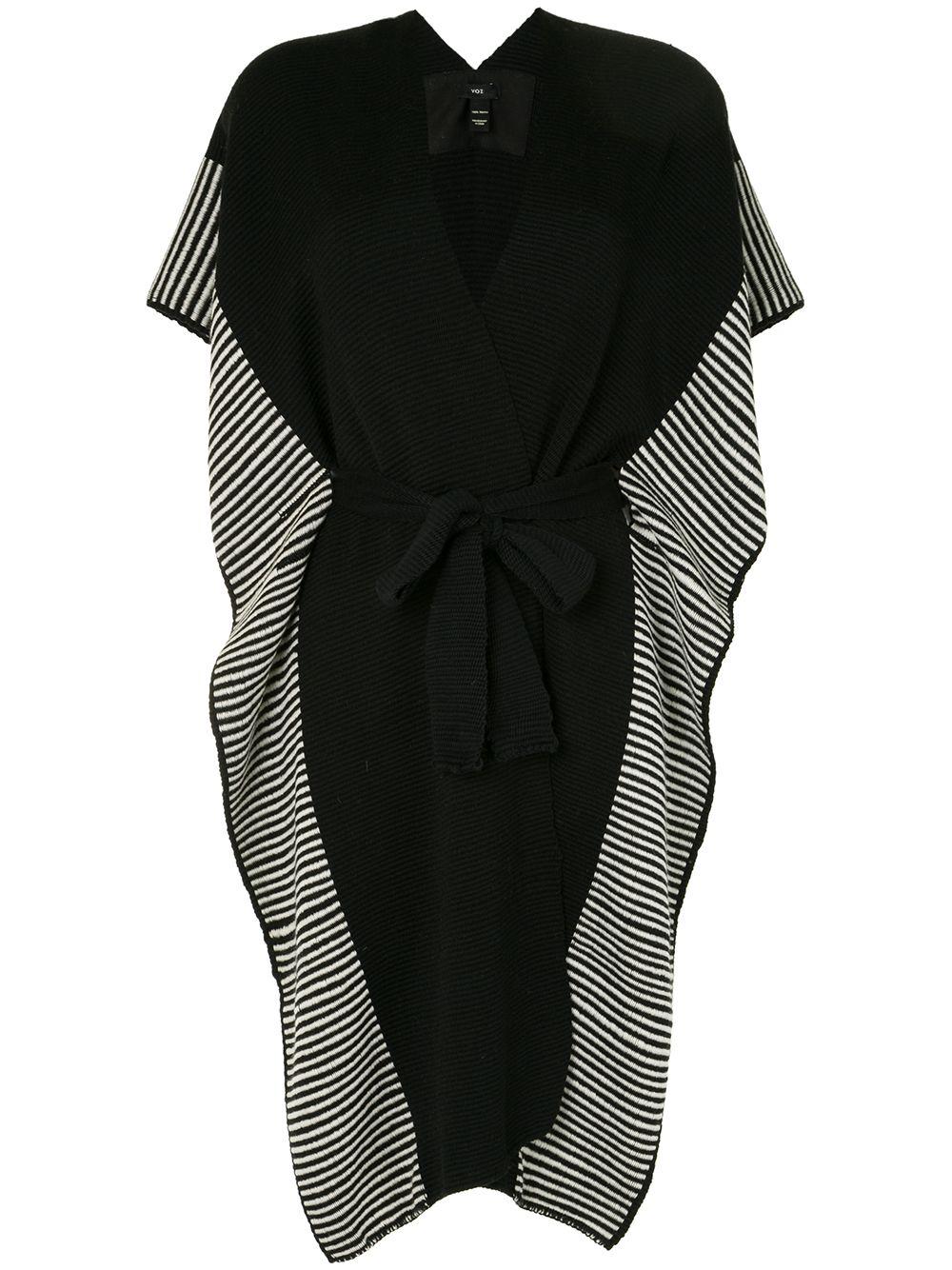 striped edge knitted kaftan by VOZ