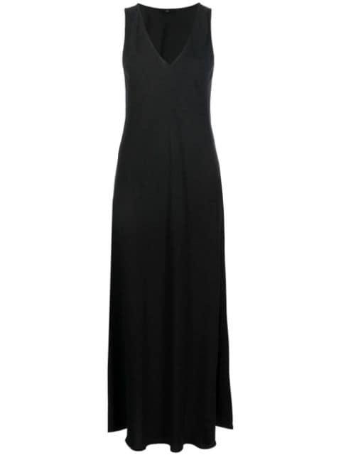 v-neck maxi dress by VOZ