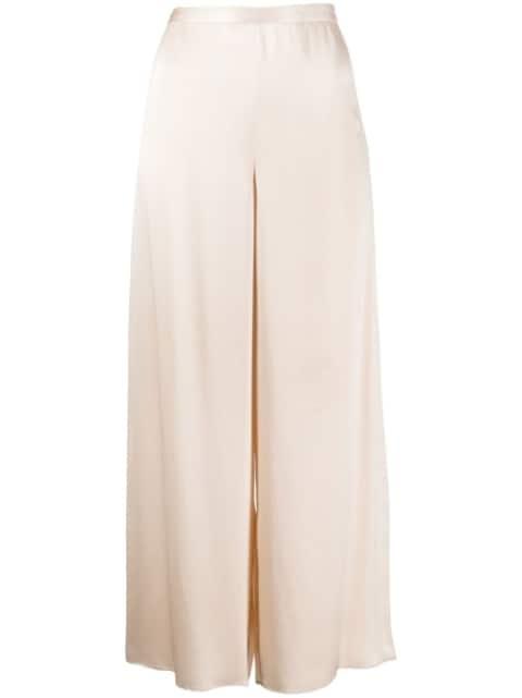 wide-leg cropped culotte trousers by VOZ