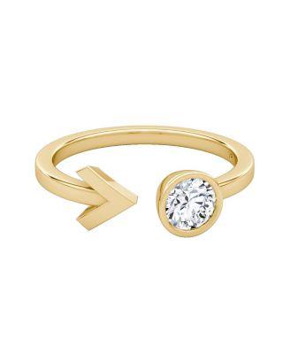 Arrow Cuff Ring in 14K Gold by VRAI