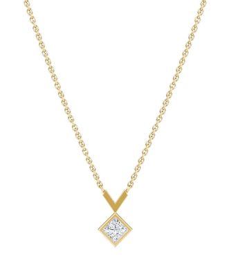 Arrow Necklace in 14K Gold by VRAI