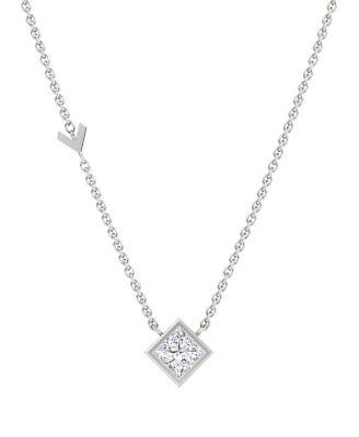 Arrow Station Necklace in 14K Gold by VRAI
