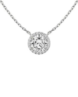 Halo Pendant in 14K Yellow Gold by VRAI