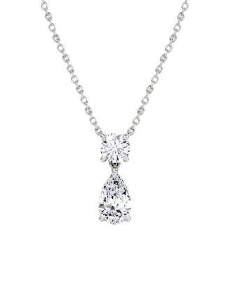 Signature Duo Drop Necklace in 14K Yellow Gold by VRAI