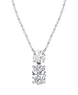 Signature Duo Drop Necklace in 14K Yellow Gold by VRAI