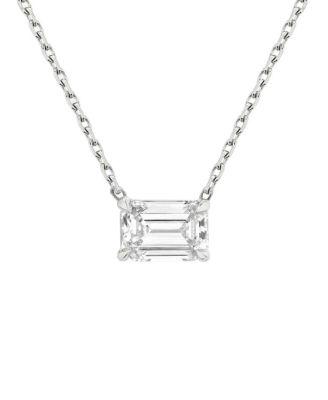 Solitaire Necklace in 14K Gold by VRAI