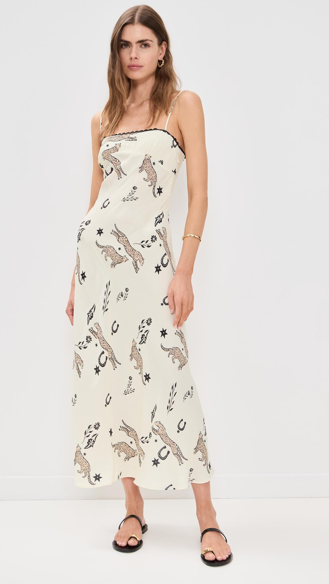 Cosmic Bias Cut Maxi Dress by VRG GRL