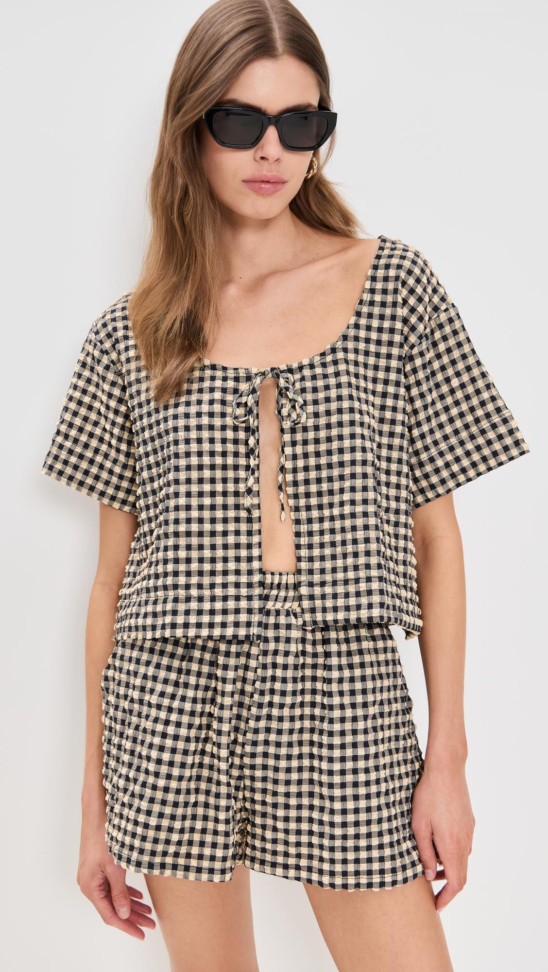 The Sea & I Smock Top by VRG GRL