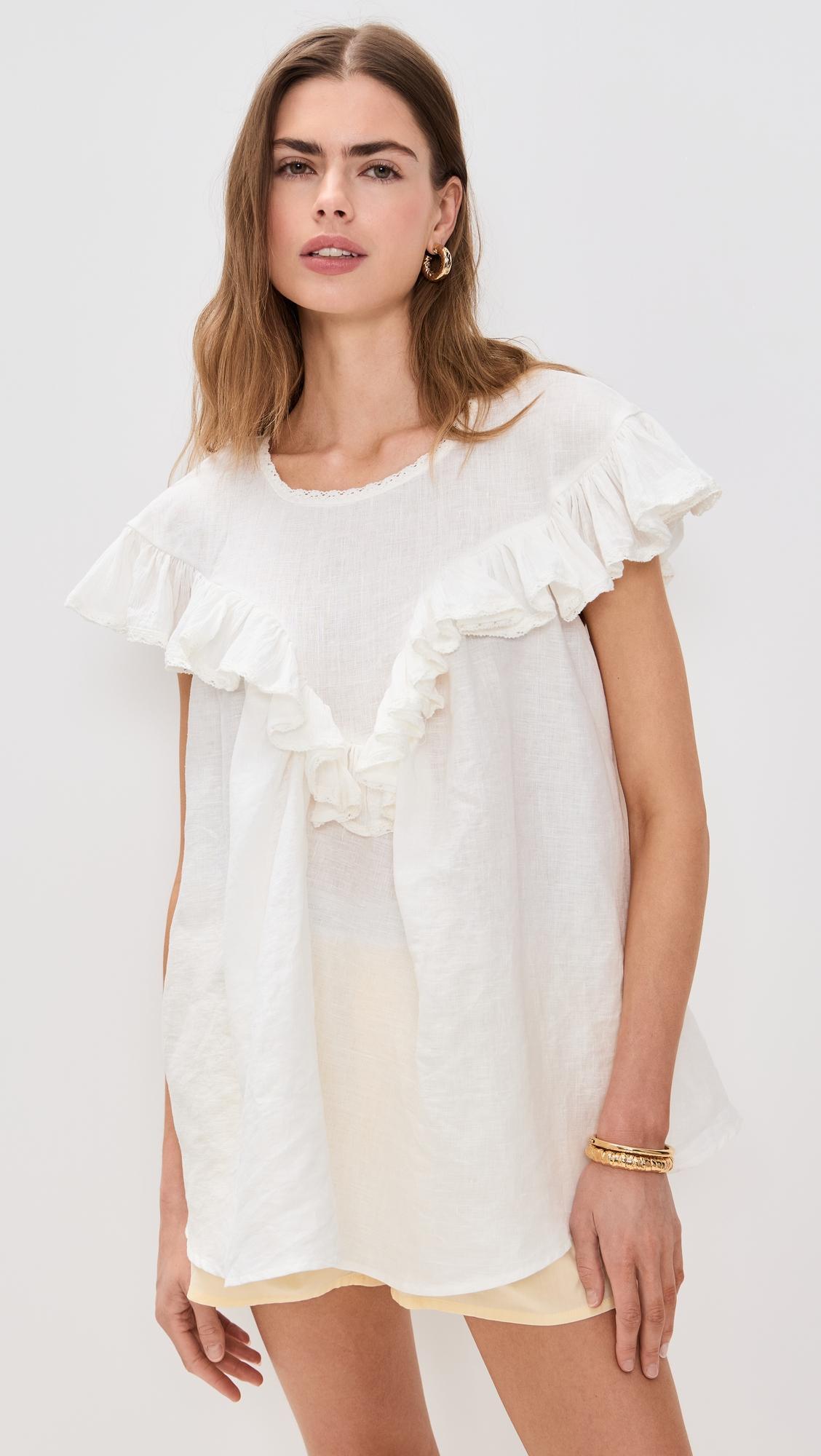 Viola Linen Tunic by VRG GRL