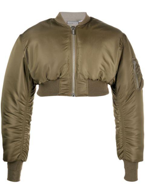 cropped padded bomber jacket by VTMNTS