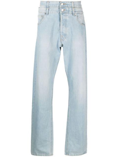 double-layer straight-leg jeans by VTMNTS
